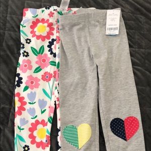 NWT Carter’s Girls Leggings Set